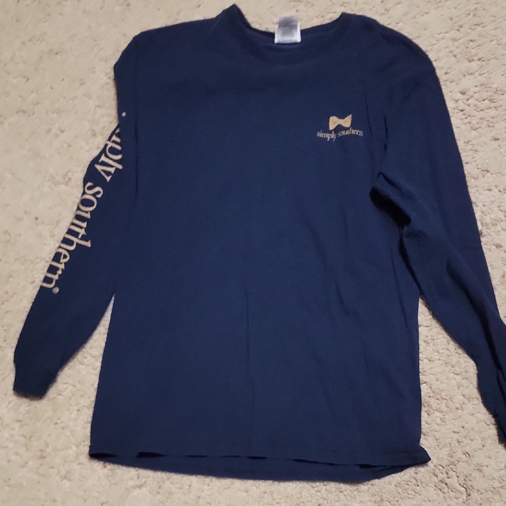 Simply Southern Blue Long Sleeve Tee